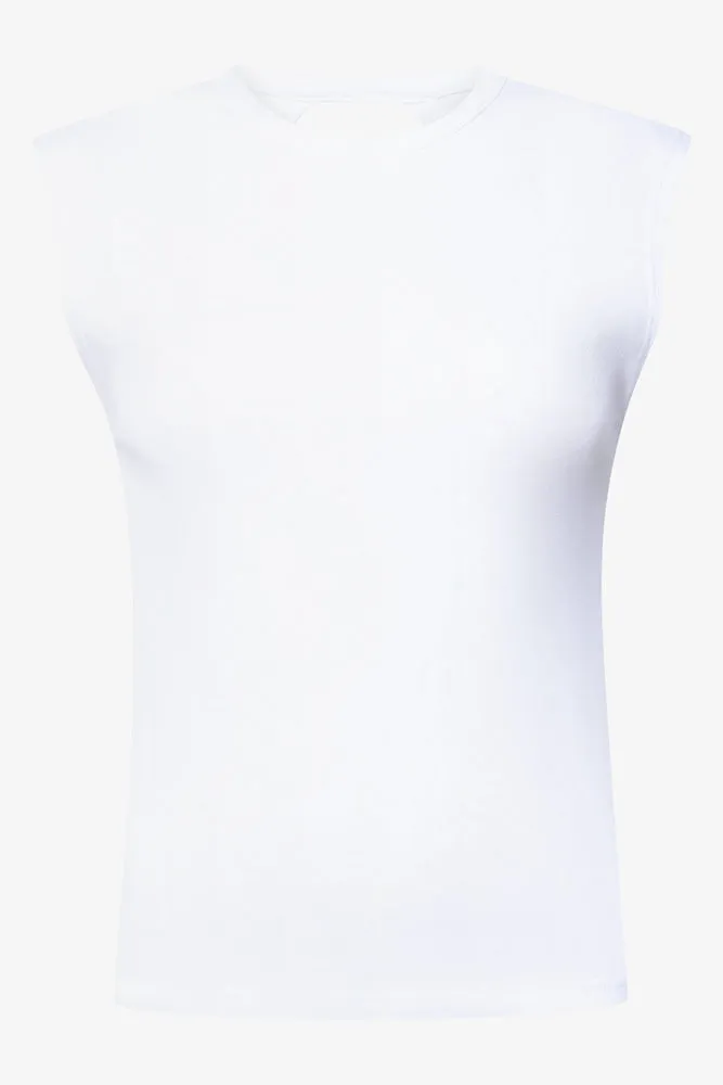 Open Back Top White sold by Ackermas