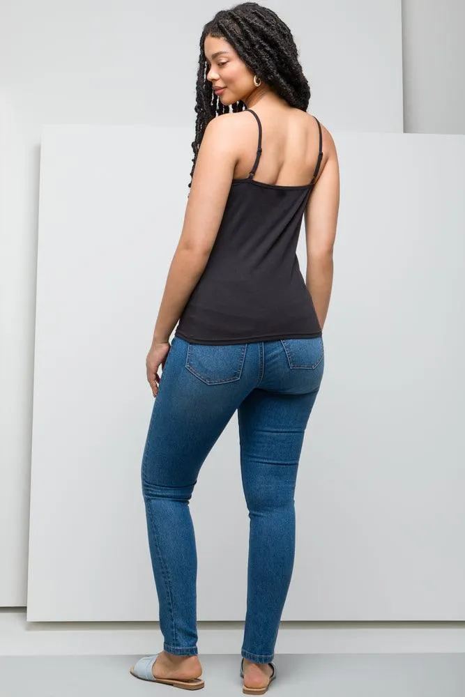 Adjustable Strap Cami Black sold by Ackermas product image thumbnail 3