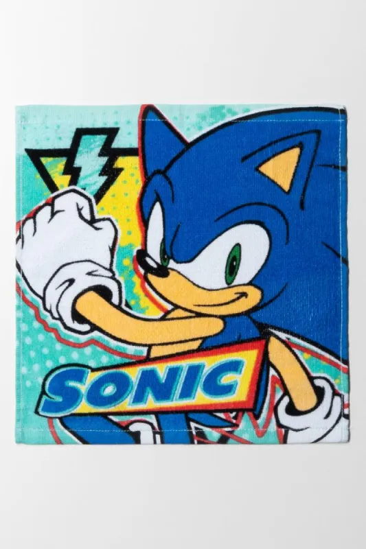 Sonic face Cloth Blue sold by Ackermas