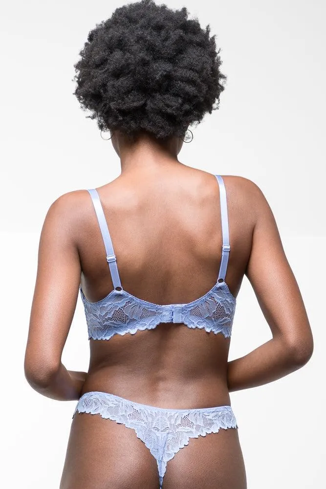 2 Pack Lace Thongs Blue & Natural sold by Ackermas product image thumbnail 4