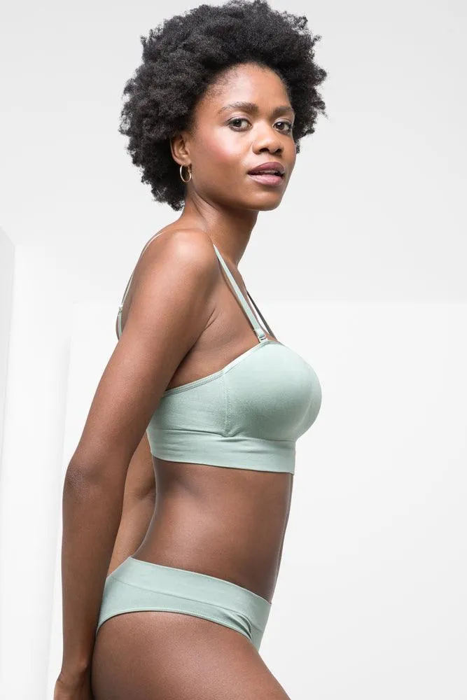 3 Pack Seam-Free Brazilian Panties Green, Black & Grey sold by Ackermas product image thumbnail 3