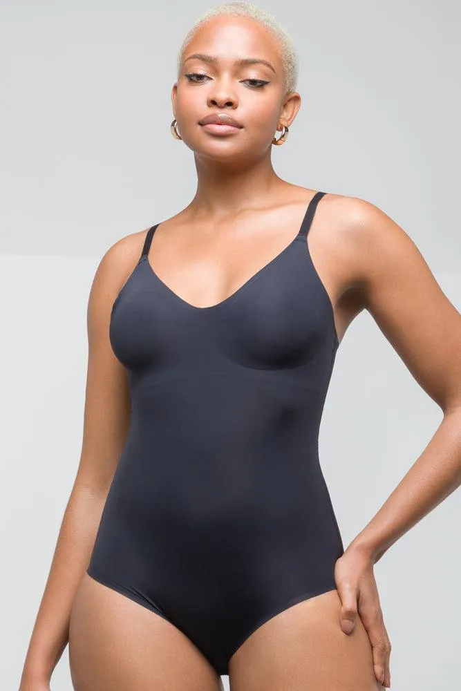 Bonded Shapewear Bodysuit Black sold by Ackermas