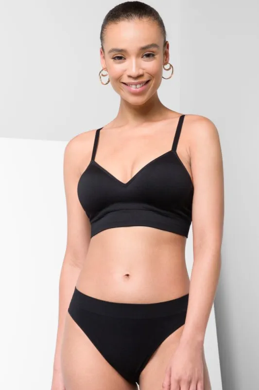 3 Pack Seam-Free Brazilian Panties Grey, White & Black sold by Ackermas