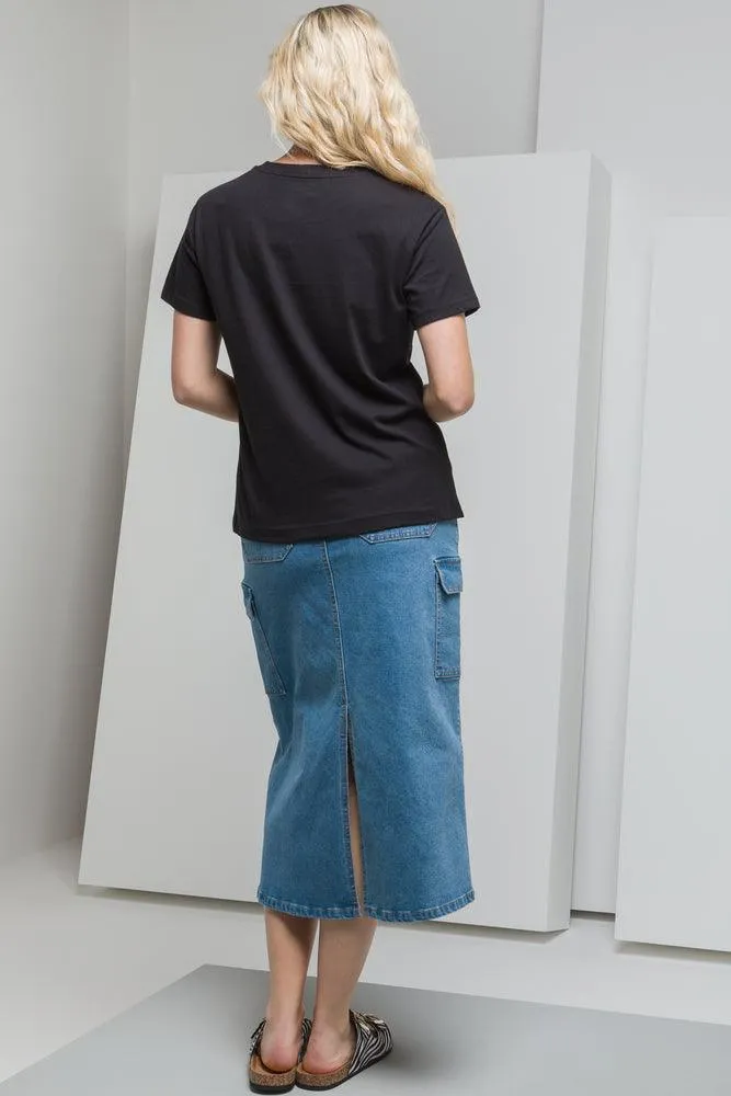 Short Sleeve T-Shirt Black sold by Ackermas product image thumbnail 3