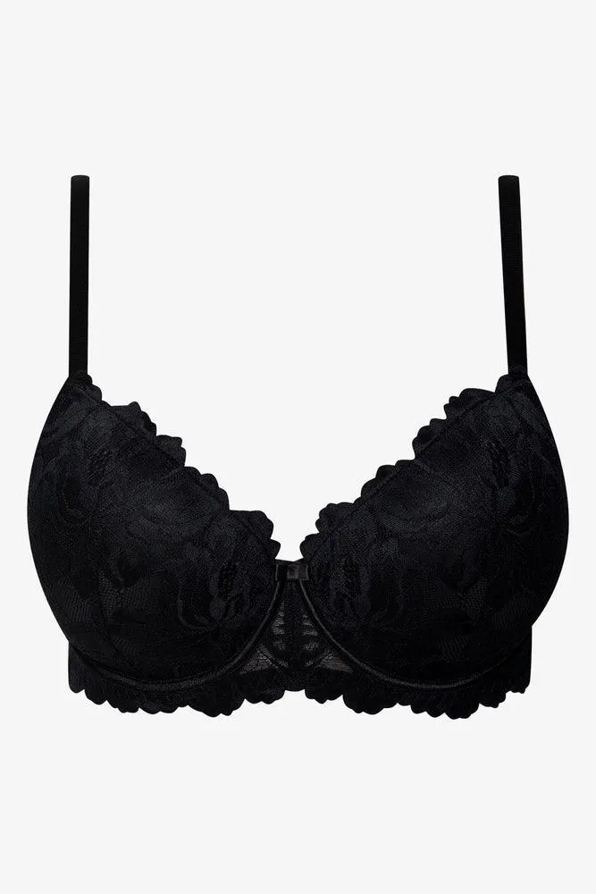 2 Pack Summer Lace Balconette Bra - Big Black & Taupe(L) sold by Ackermas product image thumbnail 2