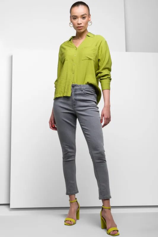 Lift, Slim & Shape Skinny Denim Jeans Grey sold by Ackermas
