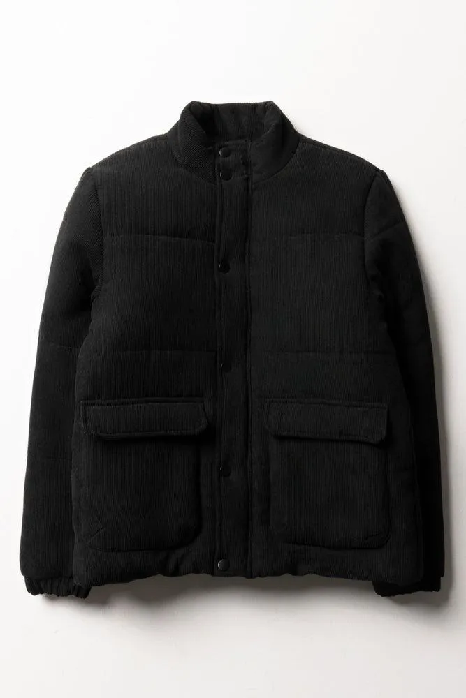 Corduroy Jacket Black sold by Ackermas