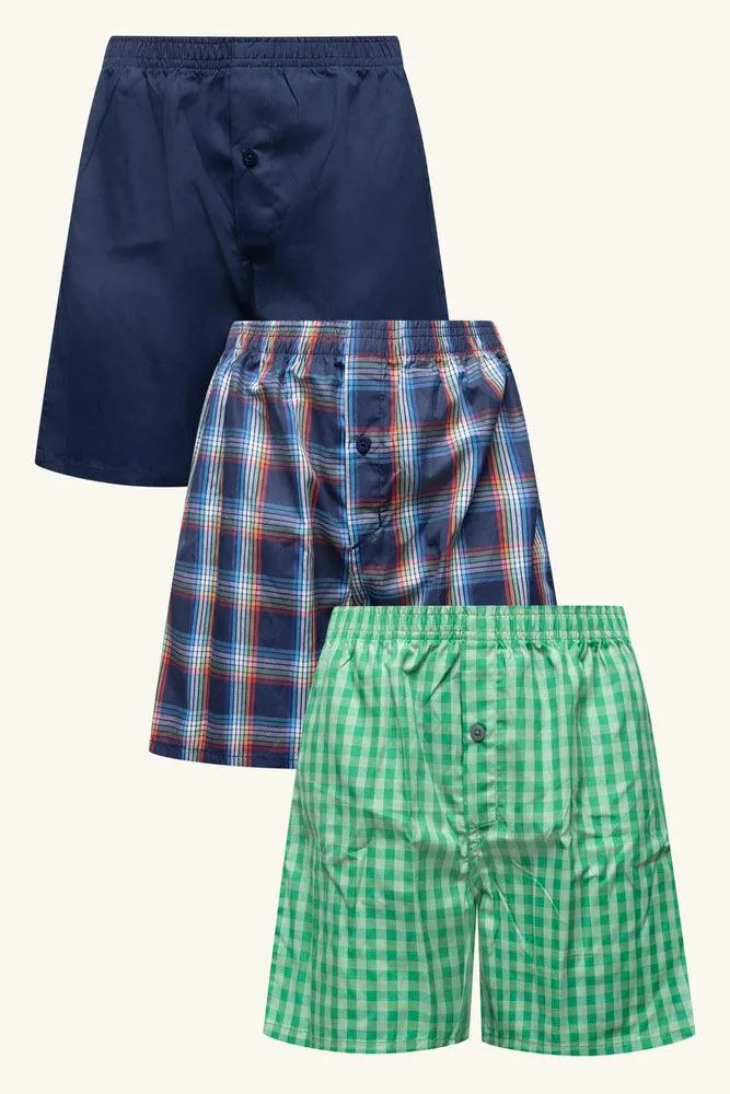3 Pack Boxers Green & Navy sold by Ackermas