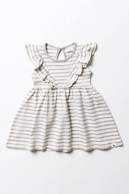 Stripe Frill Dress Multi sold by Ackermas