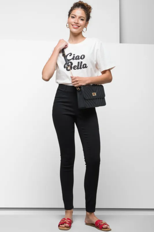Lift & Shape Pull On Jeggings Black sold by Ackermas