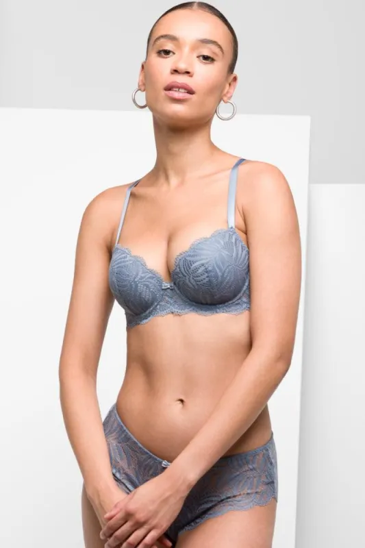 2 Pack Lace Balconette Bras Blue sold by Ackermas