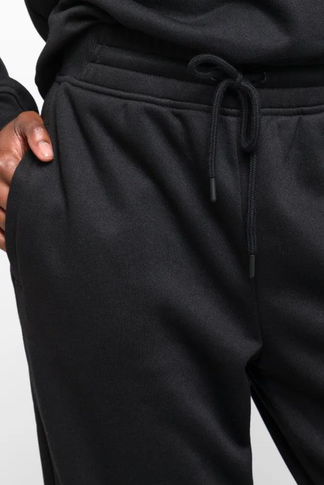 Jogger Trackpants With Rib Waist Black sold by Ackermas product image thumbnail 4