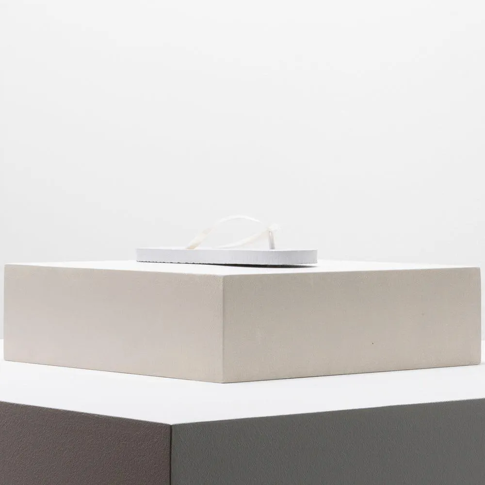 Plain Flip Flop White sold by Ackermas product image thumbnail 2