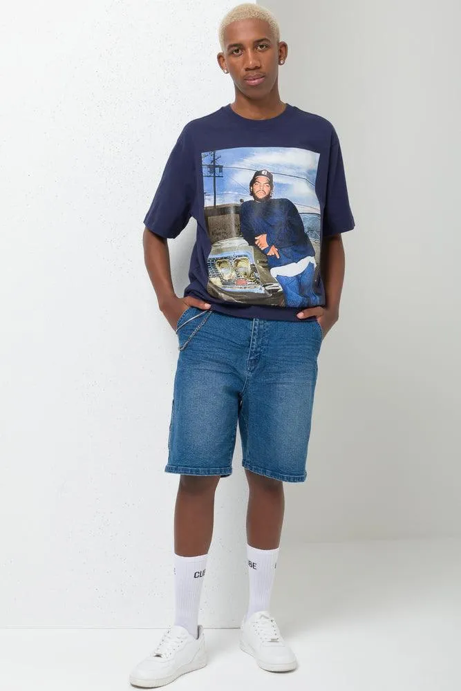 Carpenter Denim Shorts Blue sold by Ackermas