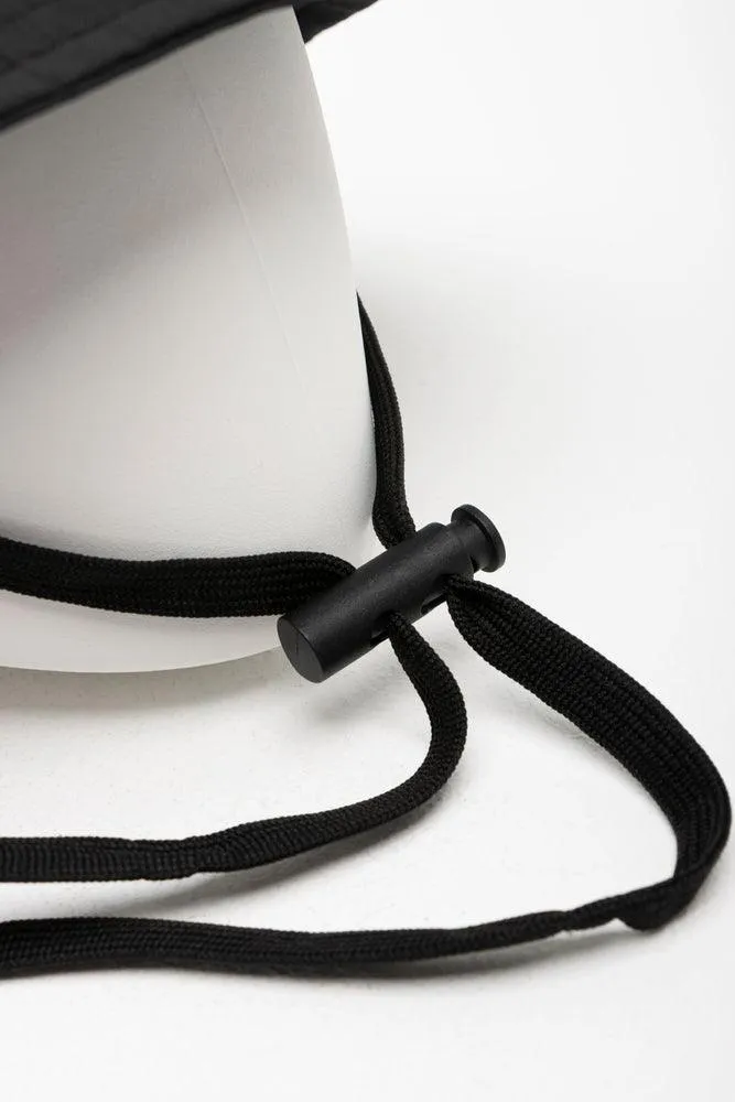 Bucket Hat With Draw-Cord Black sold by Ackermas product image thumbnail 3