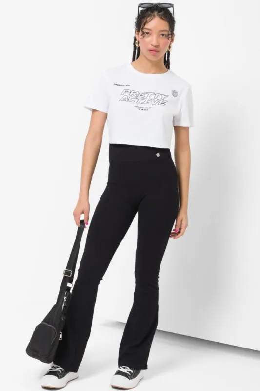 Seamless Flare Leggings Black sold by Ackermas