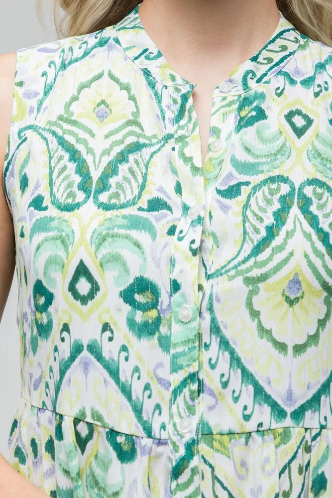 Tiered Dress Green sold by Ackermas product image thumbnail 4