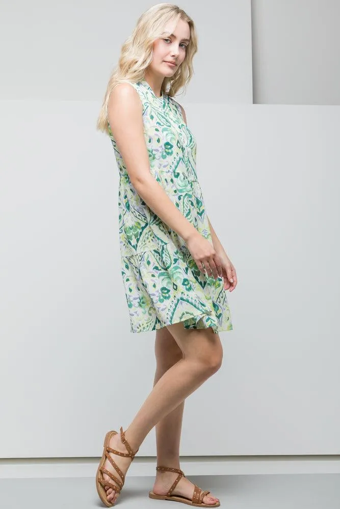 Tiered Dress Green sold by Ackermas product image thumbnail 2