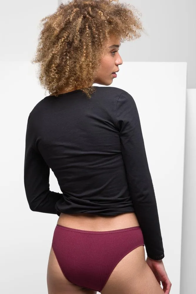 3 Pack Brazilian Panties Burgundy,Pink & Nude sold by Ackermas product image thumbnail 3