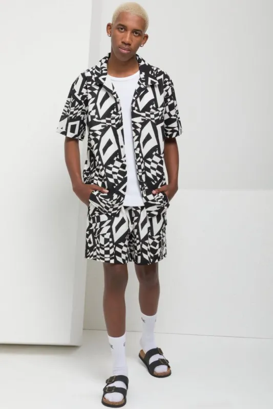 Swim Shorts White sold by Ackermas