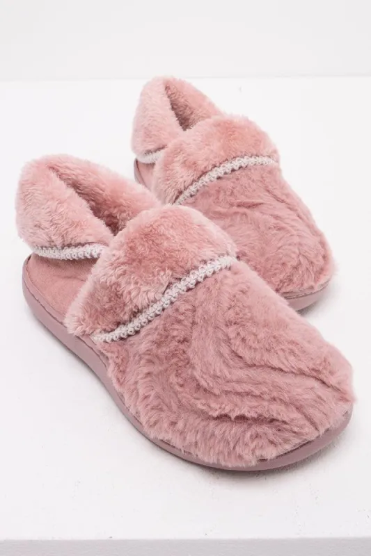Plush Fur Slipper Pink sold by Ackermas