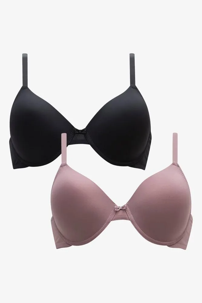 2 Pack T-Shirt Bras Black & Brown sold by Ackermas product image thumbnail 4