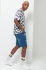 Ripped Denim Shorts Blue sold by Ackermas