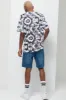 Ripped Denim Shorts Blue sold by Ackermas