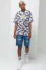 Ripped Denim Shorts Blue sold by Ackermas
