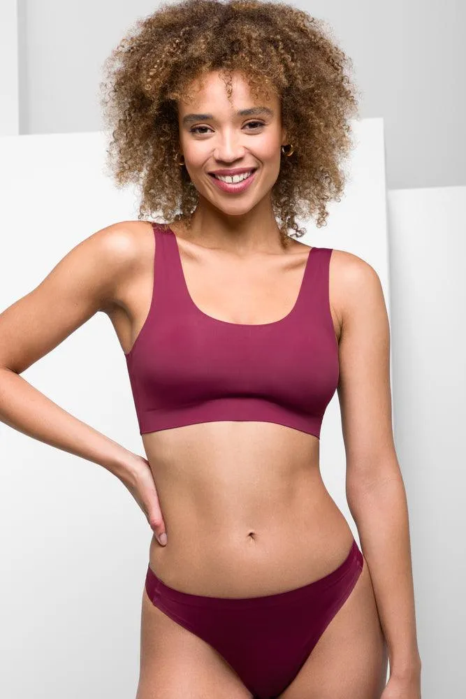 2 Pack Bonded Thongs Burgundy & Light Pink sold by Ackermas