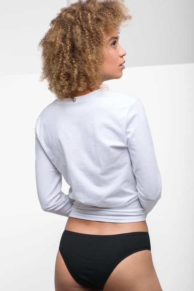 3 Pack Brazilian Panties Black, Grey & White sold by Ackermas product image thumbnail 3