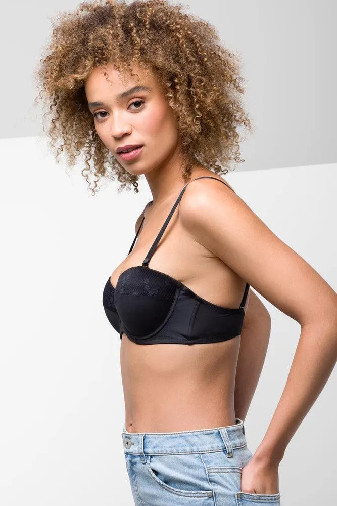 2 Pack Lace Trim Multiway Bras Natural sold by Ackermas product image thumbnail 2