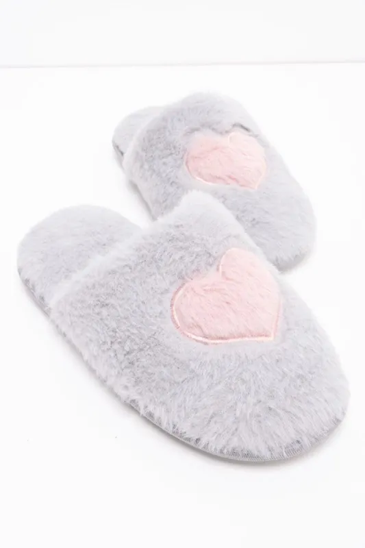 Heart Slipper Grey sold by Ackermas