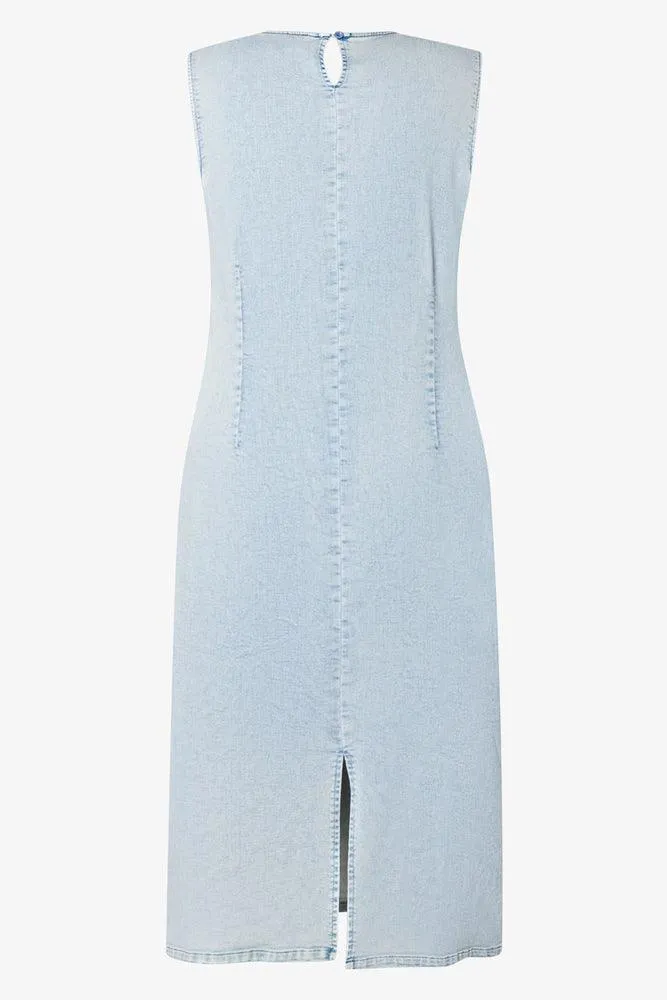 Bodycon Denim Dress Light Blue sold by Ackermas product image thumbnail 2