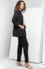 Blazer With Roll Up Sleeves Black sold by Ackermas