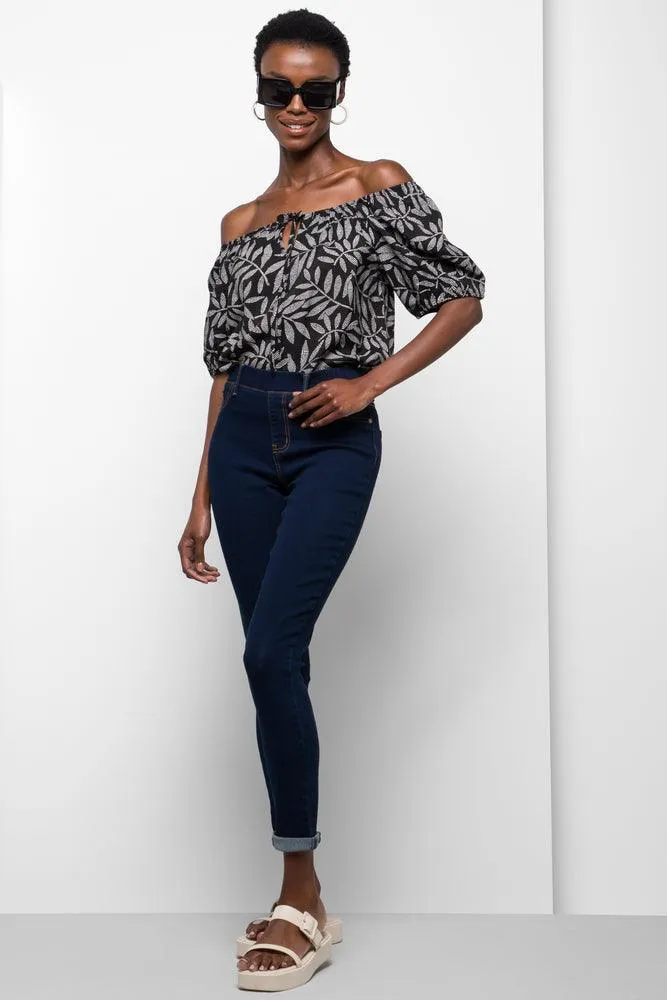 Pull On Jeggings Dark Blue sold by Ackermas product image thumbnail 4