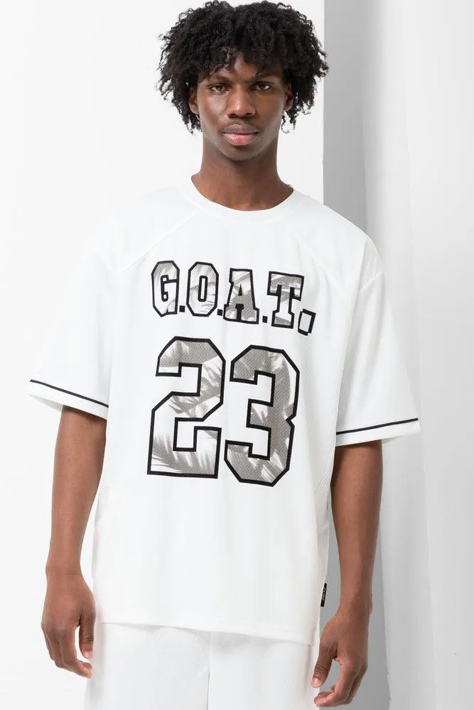 Basketball T-Shirt White sold by Ackermas product image thumbnail 4