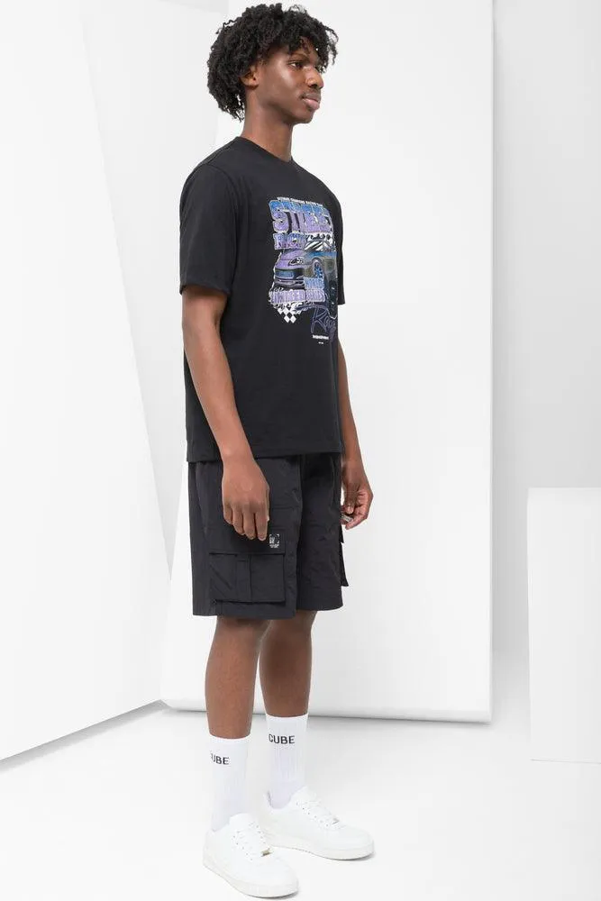 Street Short Sleeve T-Shirt Black sold by Ackermas product image thumbnail 2