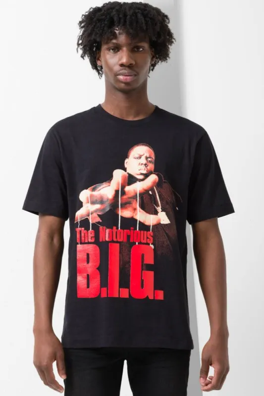 B.I.G Short Sleeve T-Shirt Black sold by Ackermas