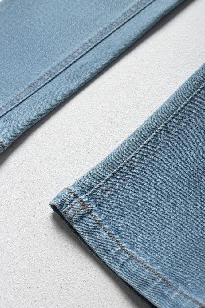 Skinny Denim Jeans Mid Blue sold by Ackermas product image thumbnail 2