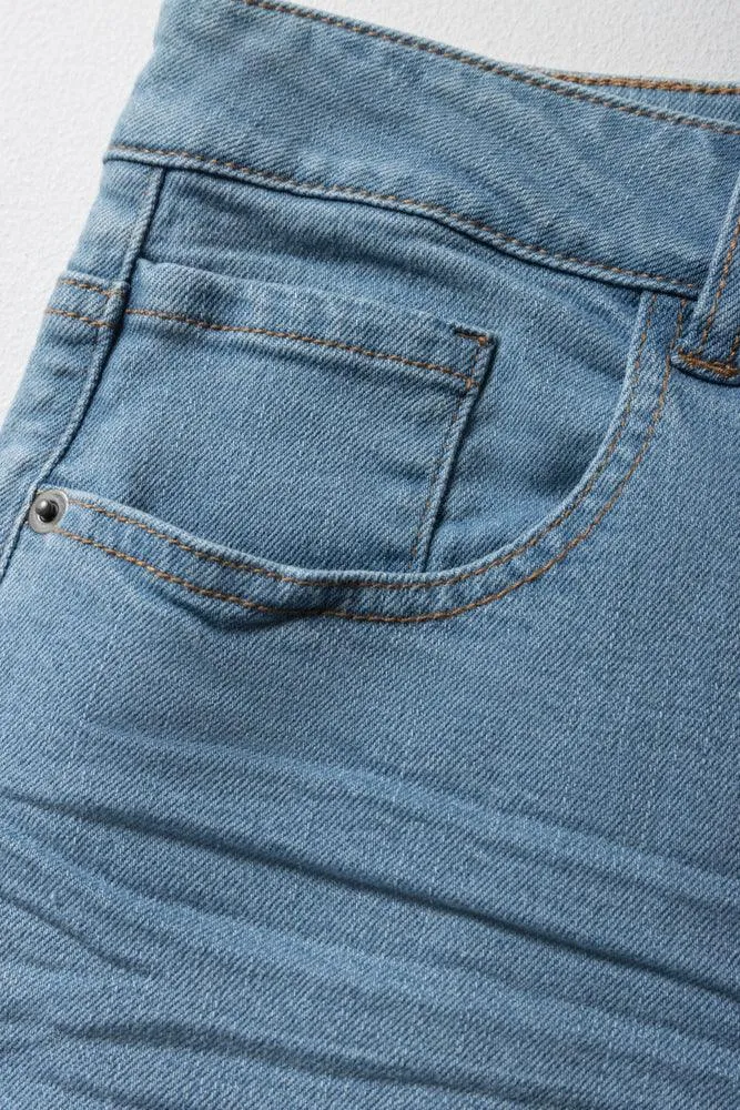 Skinny Denim Jeans Mid Blue sold by Ackermas product image thumbnail 3