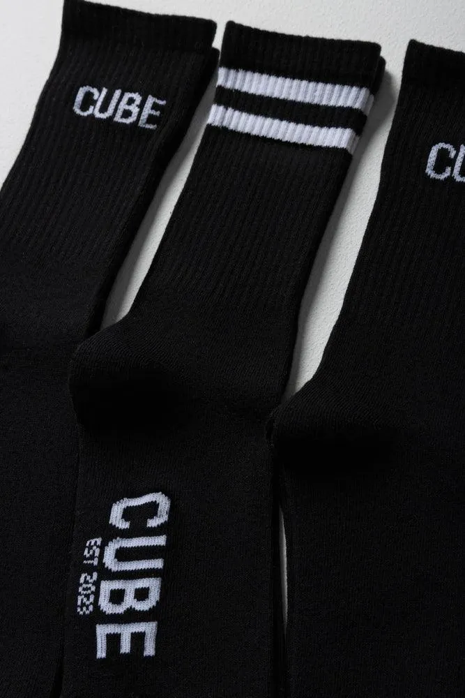 3 Pack Anklet Socks Black sold by Ackermas product image thumbnail 2