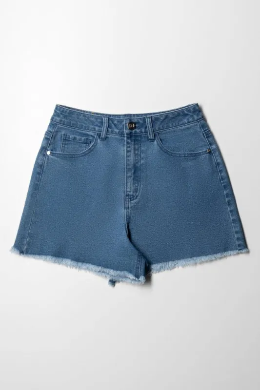 Rew Edge Denim Short Mid Wash sold by Ackermas