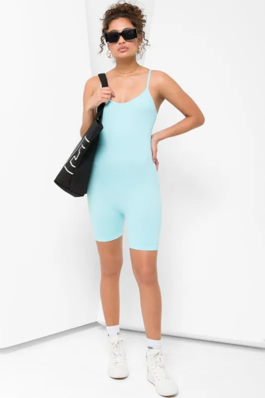 Seamless Jumpsuit Blue sold by Ackermas