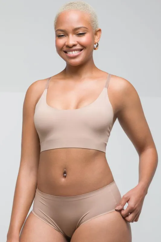 Bonded Bralette Natural sold by Ackermas