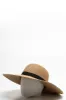 Black Trim Wide Brim Sunhat Natural sold by Ackermas