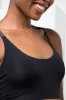 Bonded bralette black sold by Ackermas