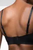 Bonded bralette black sold by Ackermas