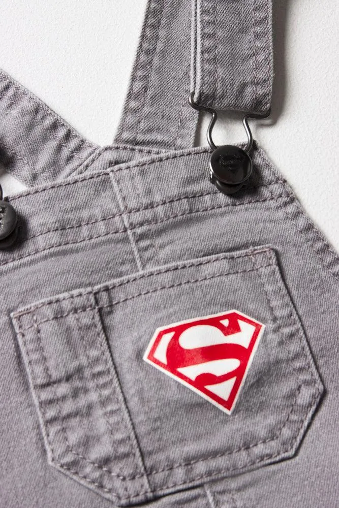 Superman Denim Dungaree Grey sold by Ackermas product image thumbnail 3