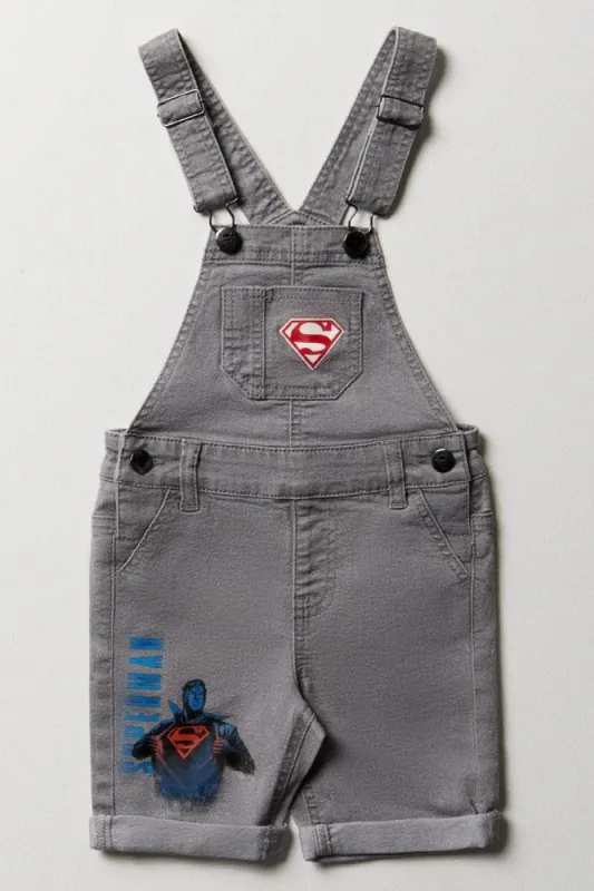 Superman Denim Dungaree Grey sold by Ackermas